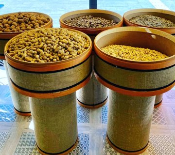 Tellis Desen Ahşap Orta Havuz